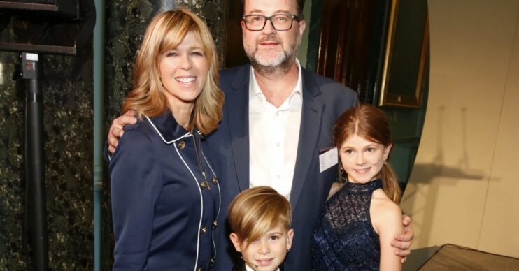 Kate Garraway with husband Derek Draper and children