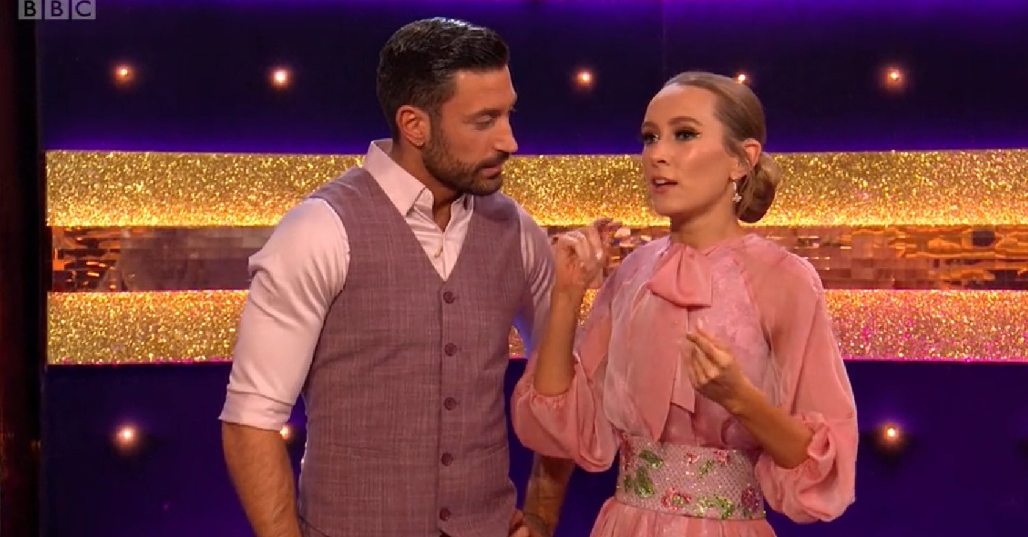 Giovanni and Rose on Strictly before spoiler