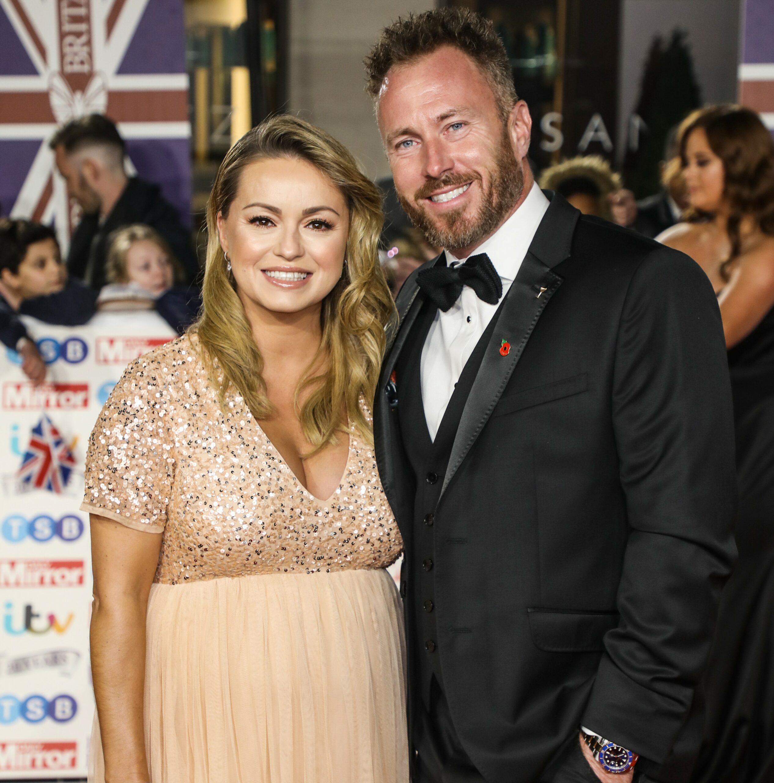 Ola and James Jordan opened up about Christmas without his dad