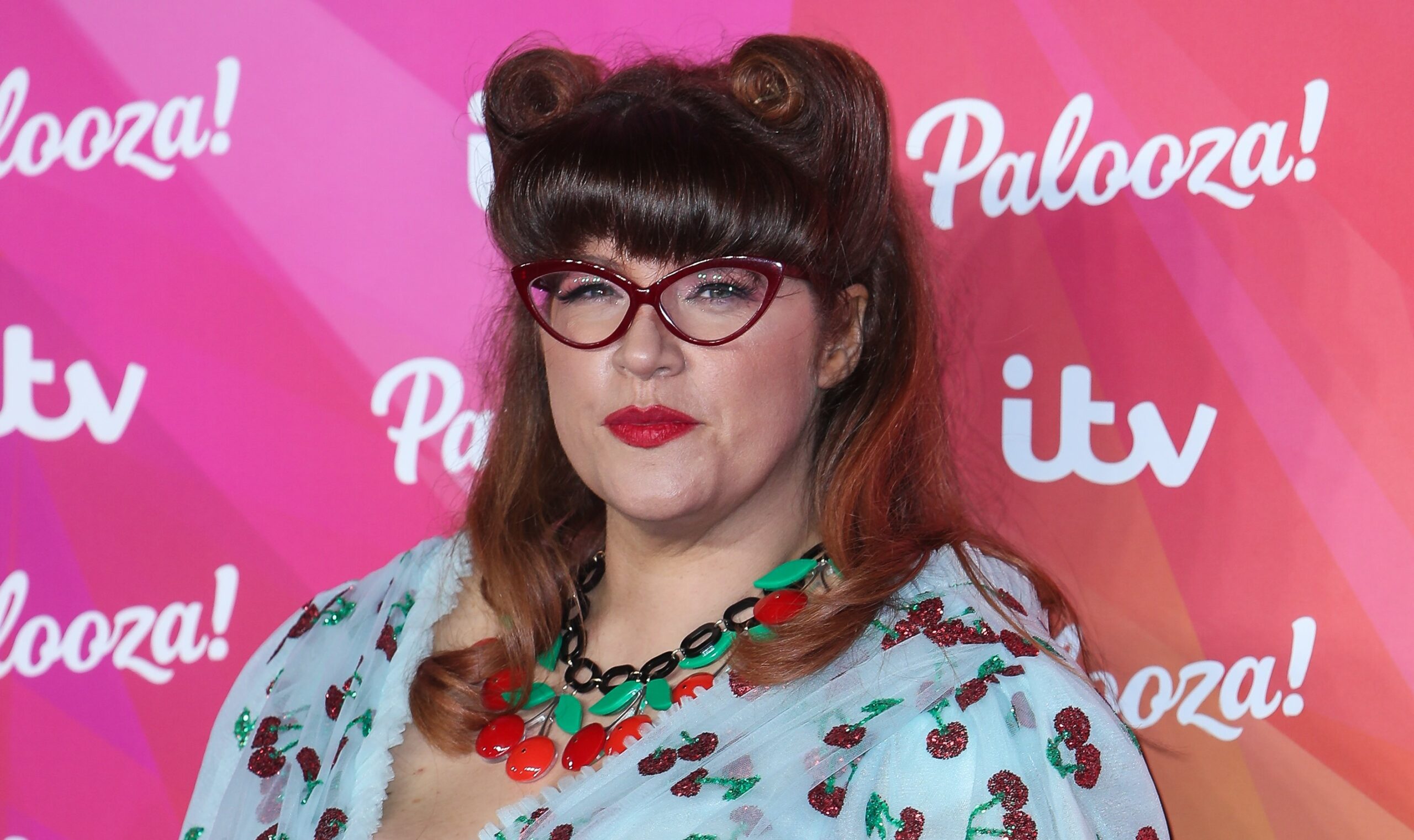 Jenny Ryan from The Chase posing at an ITV event