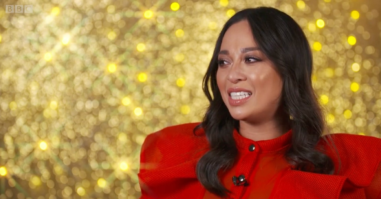 katya jones on strictly it takes two