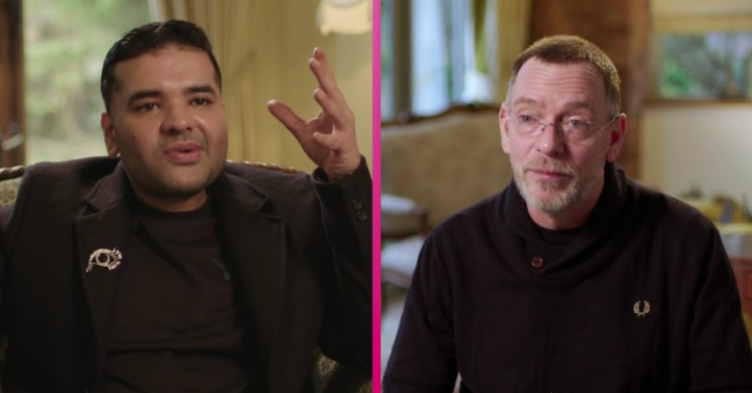 naughty boy and adam woodyatt on i'm a celebrity legends of the castle