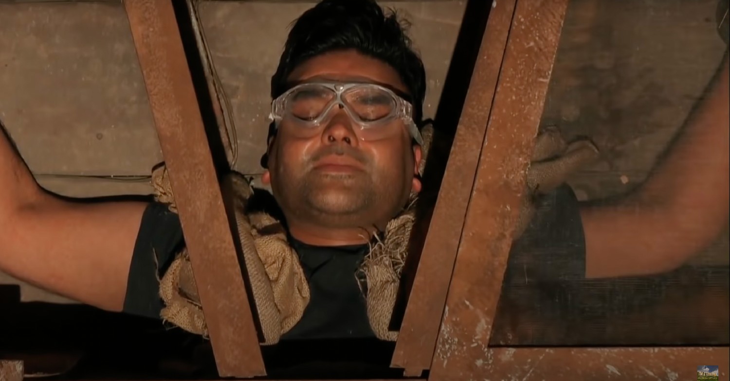 naughty boy on im a celebrity last night
