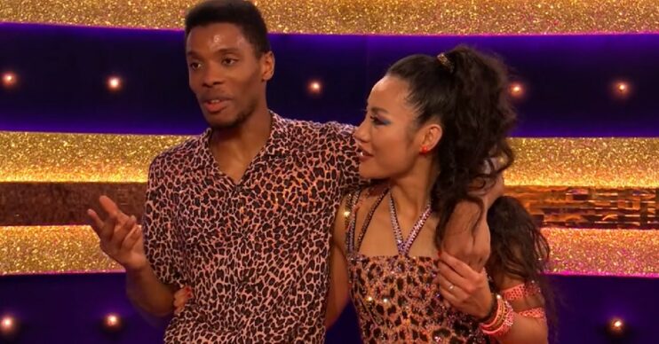 Rhys Stephenson and Nancy on Strictly Come Dancing