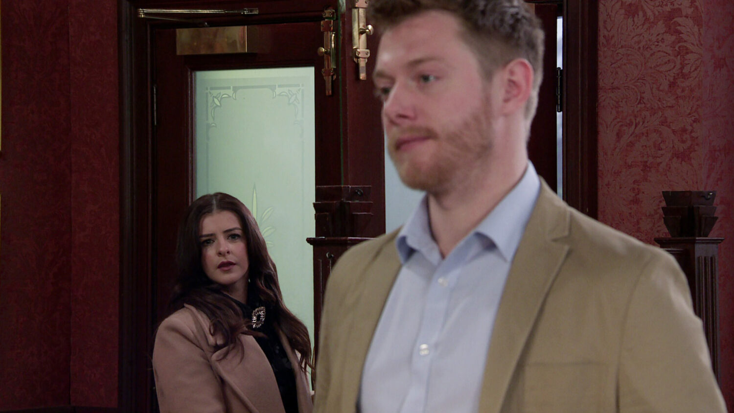 Coronation Street Wed 26 Jan Daniel thanks Daisy and Lydia sees the spark