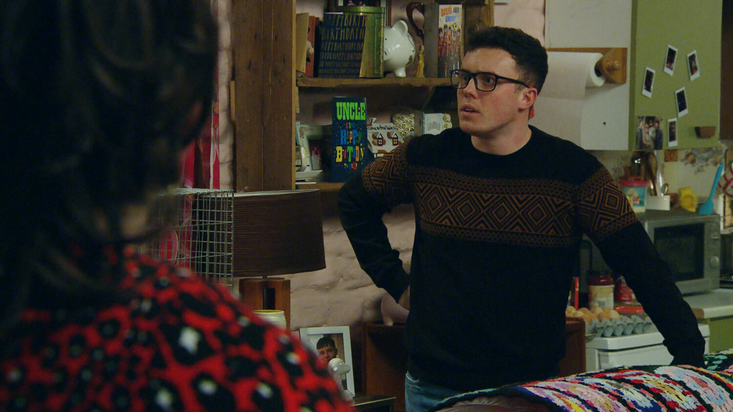  Vinny is shocked when Chas tells him Aaron isn't coming