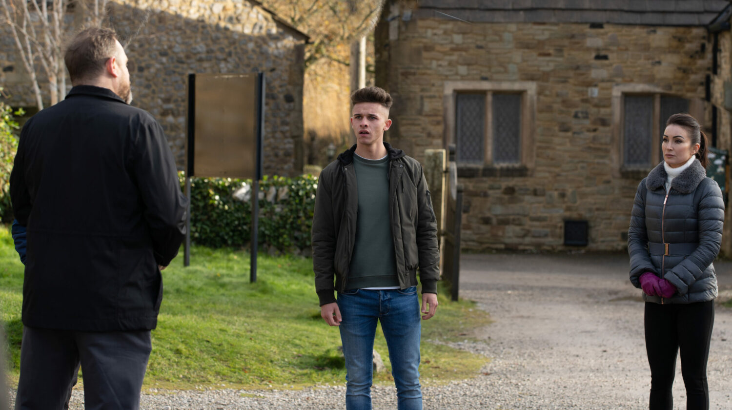 Emmerdale Thu 27 Jan Jacob struggles with his anger