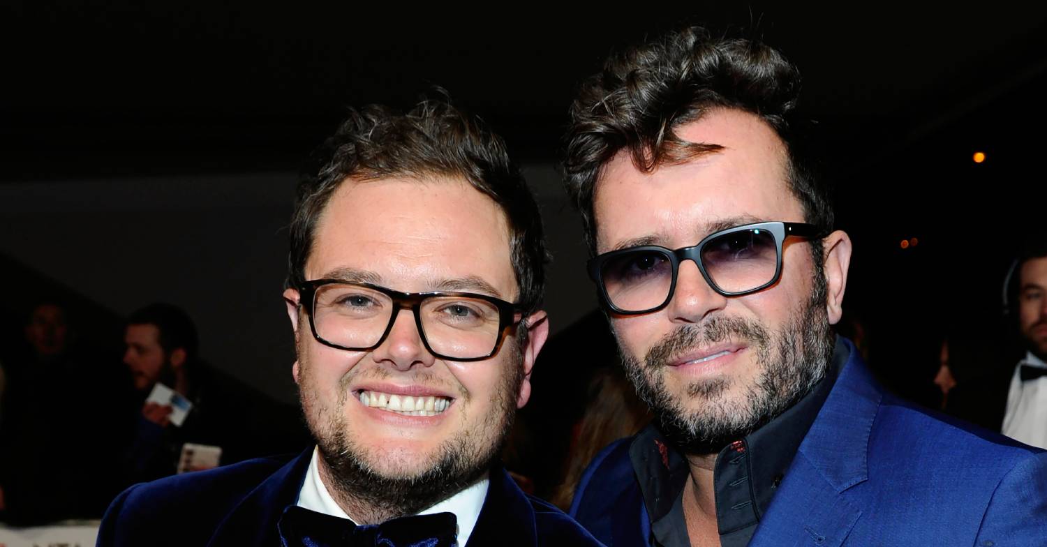 Alan Carr and husband Paul Drayton 