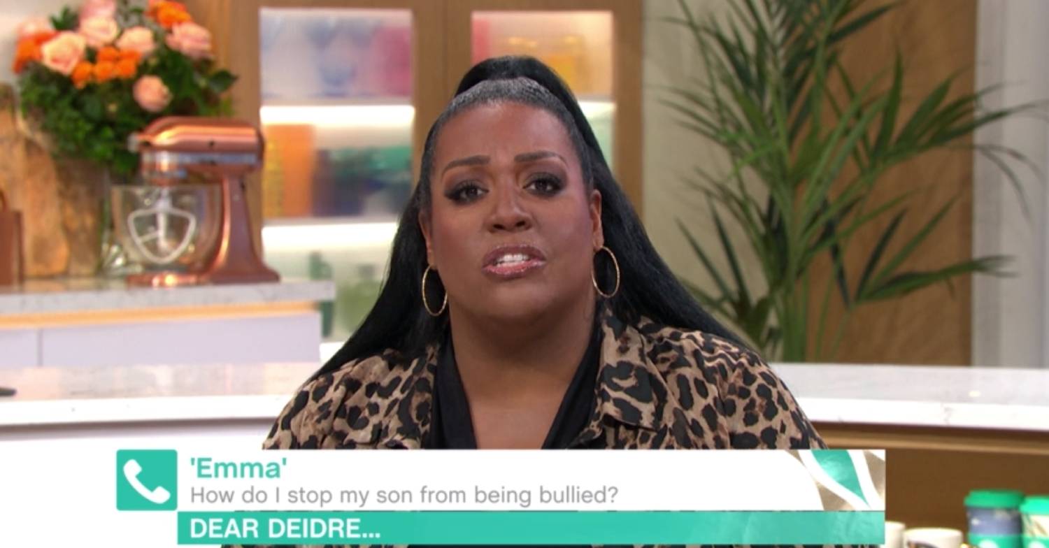 Concerned Alison hammond quickly took back her question on this morning
