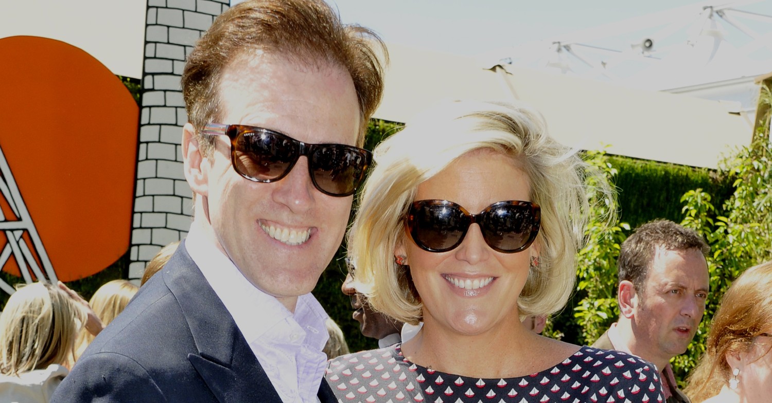 Anton Du Beke smiling with wife Hannah Summers