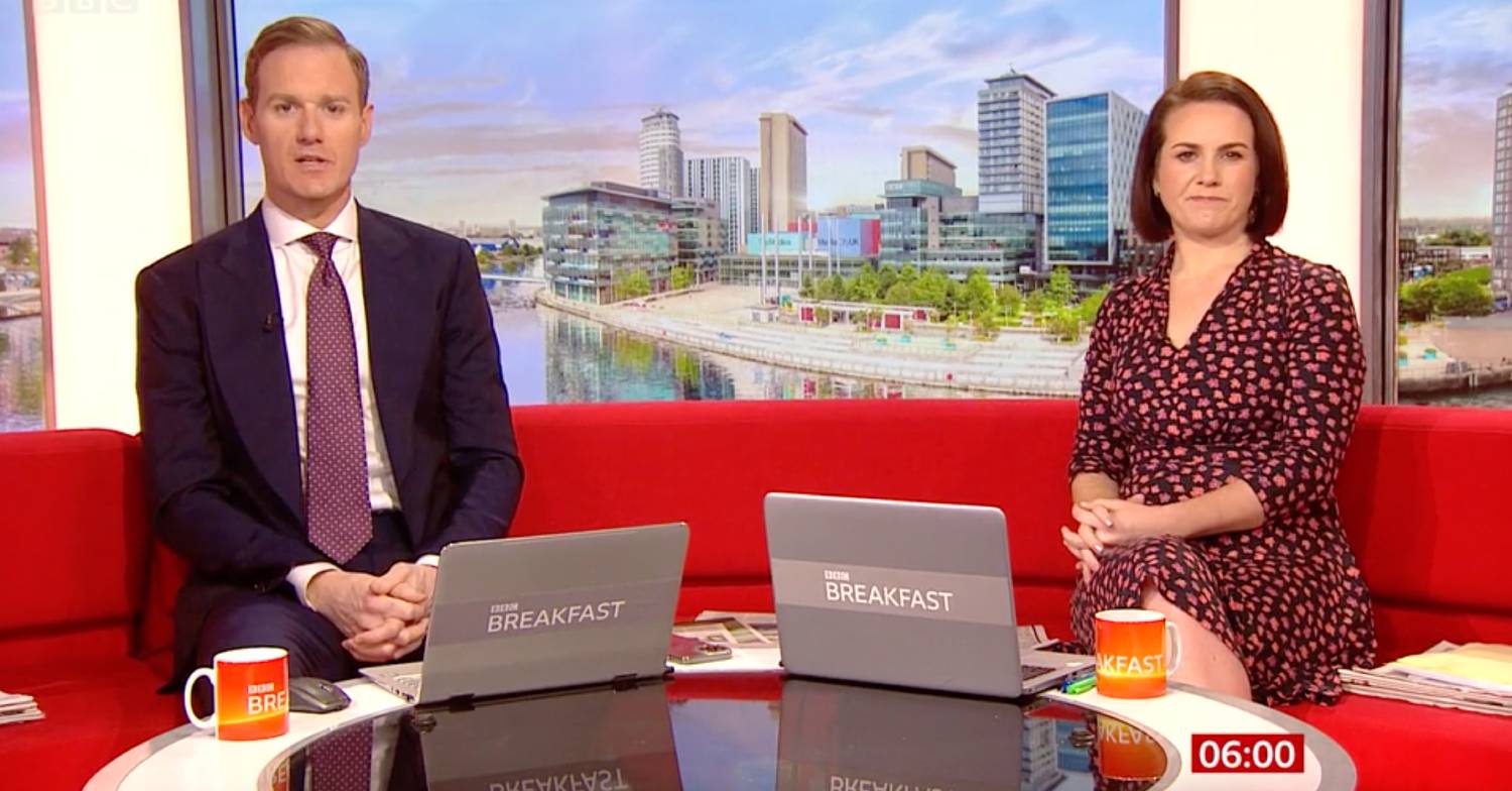 Nina Warhurst joined Dan Walker on the red sofa - but where is Sally Nugent?