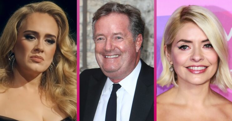 Adele Piers Morgan Holly Willoughby Celeb predictions 2022 comp