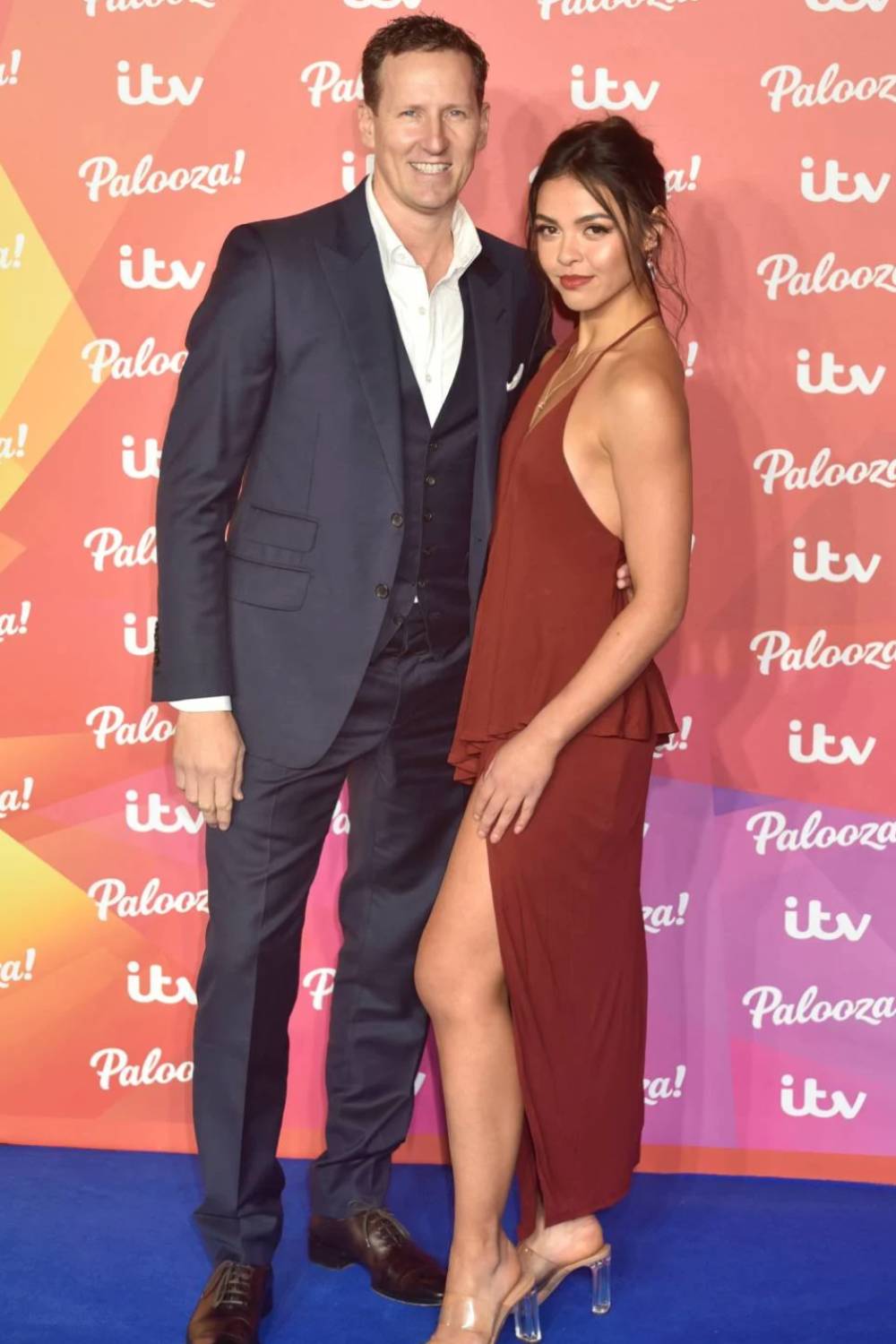 Brendan Cole and Dancing On Ice skating partner Vanessa Bauer