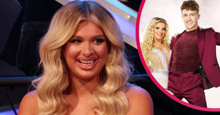Dancing On Ice star Liberty Poole during episode one