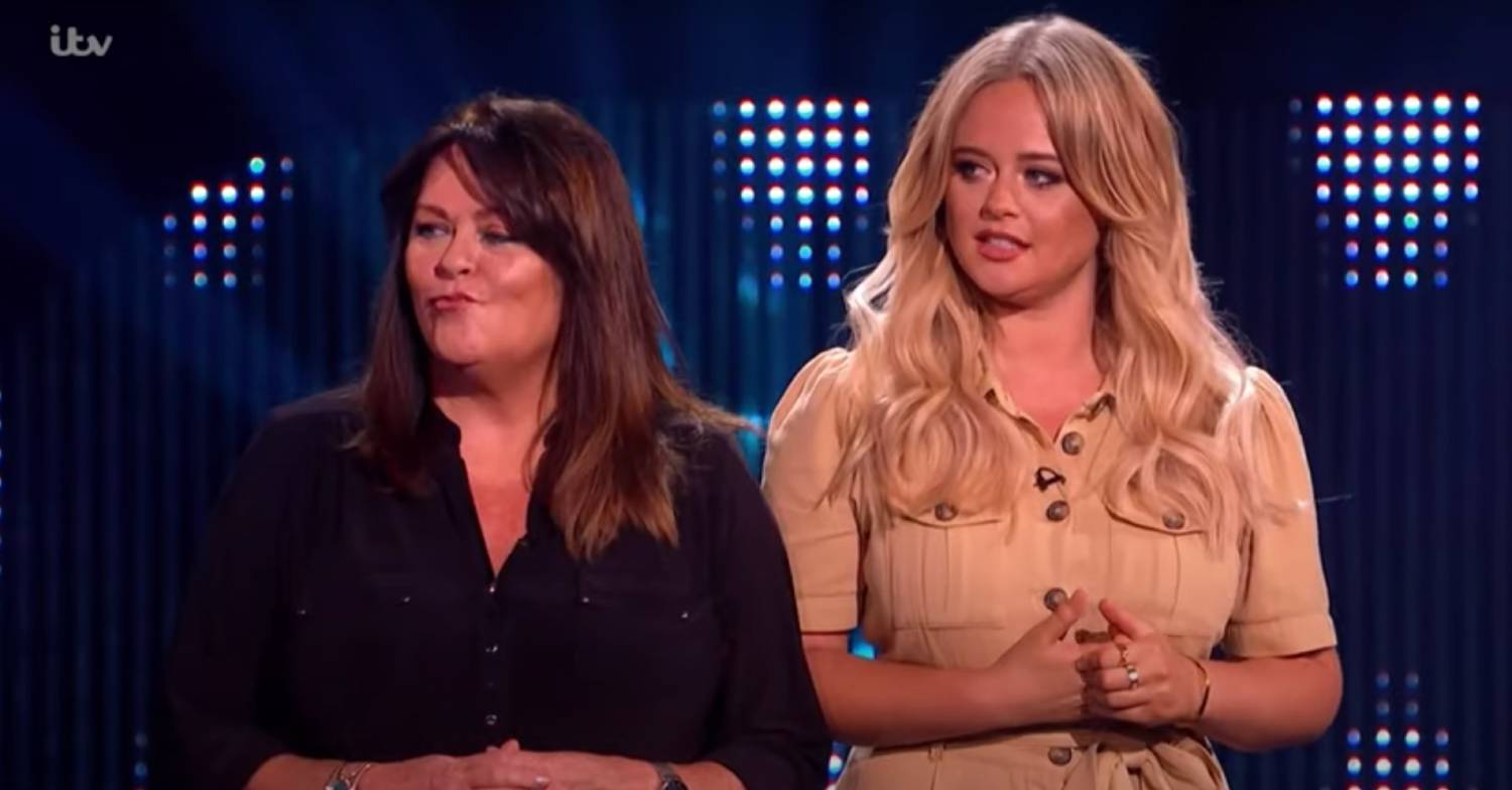 Emily Atack with mum Kate Robbins