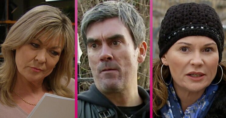Emmerdale Kim Cain and Chas in week 5 comp