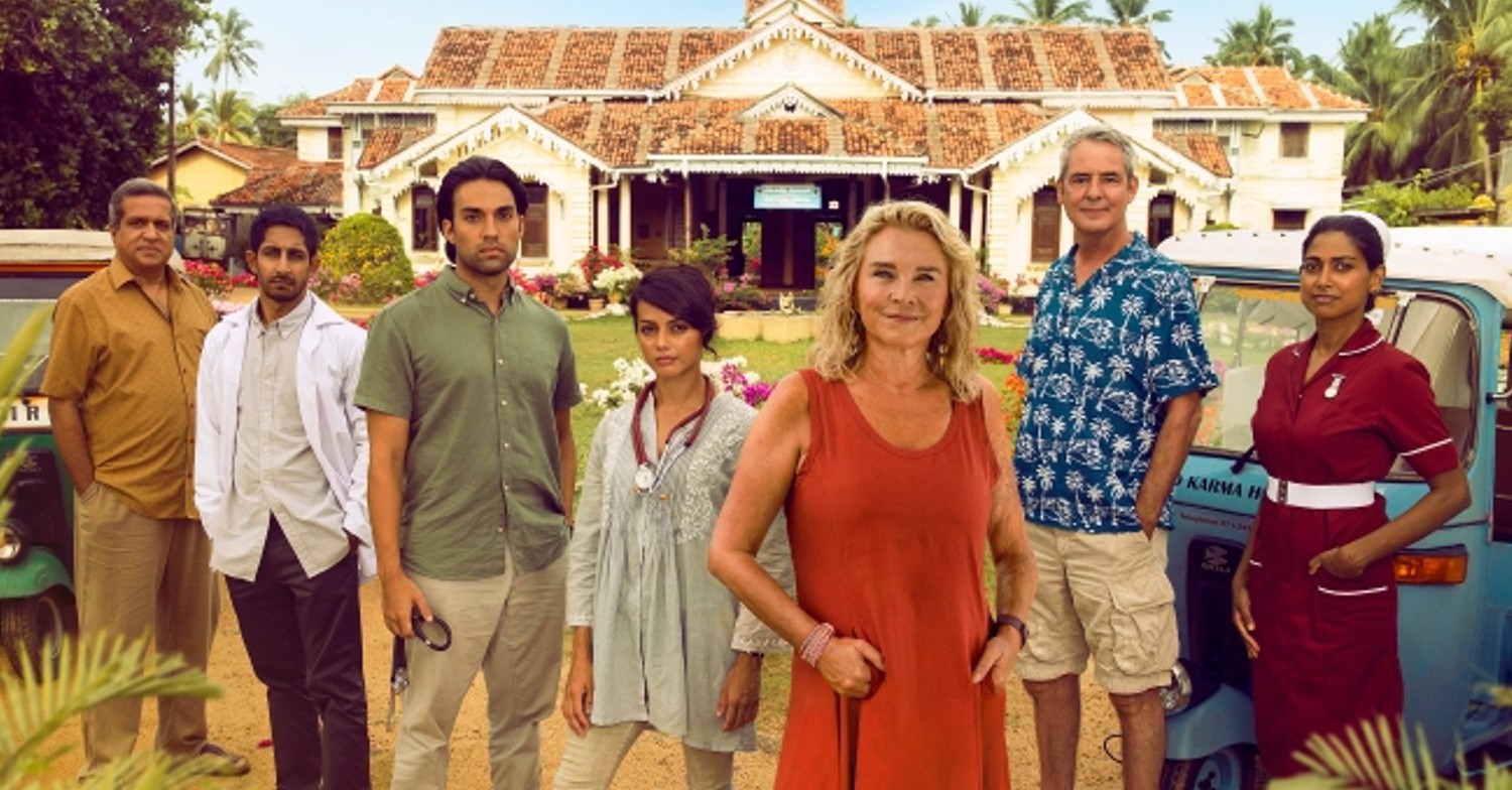 neil morrissey in promo shot of The Good Karma Hospital