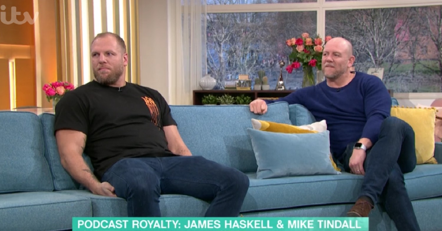 James Haskell and Mike Tindall on This Morning