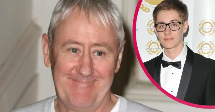 Nicholas Lyndhurst and son Archie