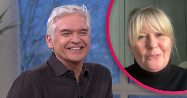 Phillip Schofield and wife Steph smiling