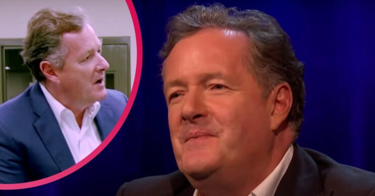 Piers Morgan Twitter fans can't help but notice his 'third leg' as he declares he's heading back to work