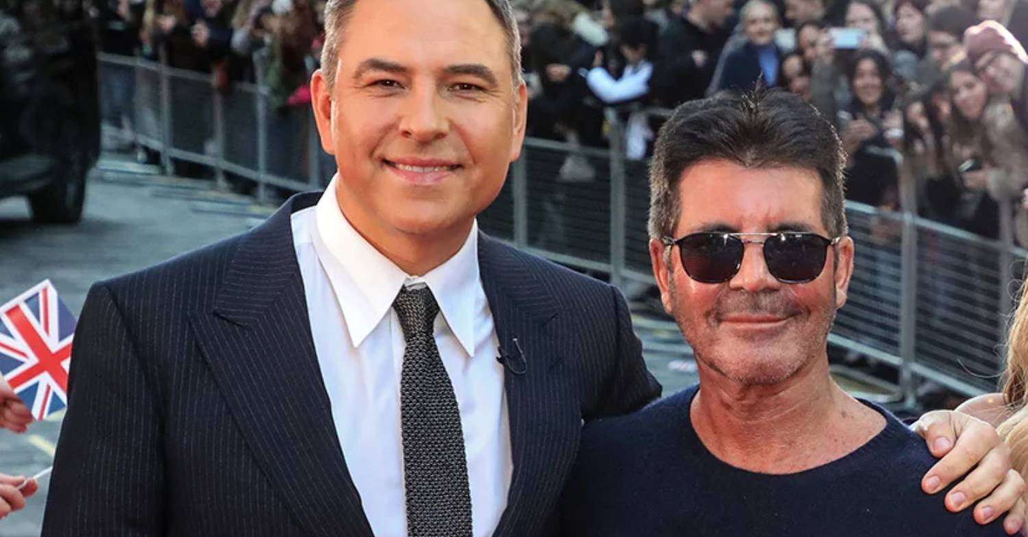 Simon Cowell cosies up to fellow BGT judge David Walliams on the red carpet 