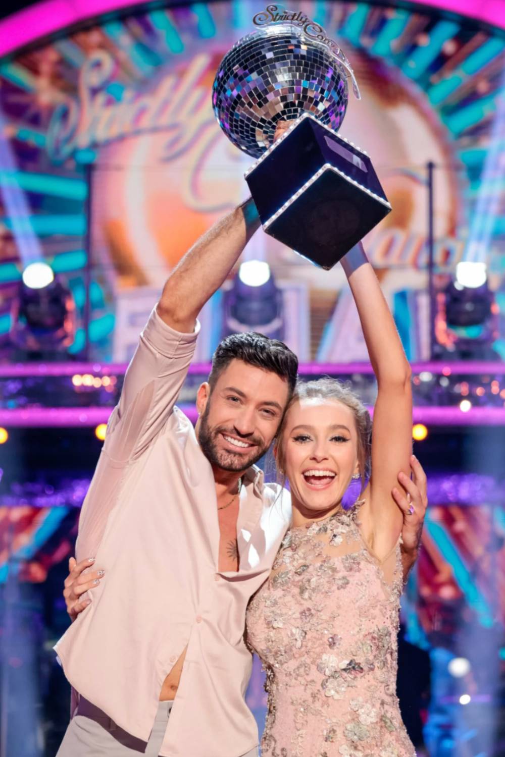 Strictly news: Rose and Gio lifted the glitterball trophy
