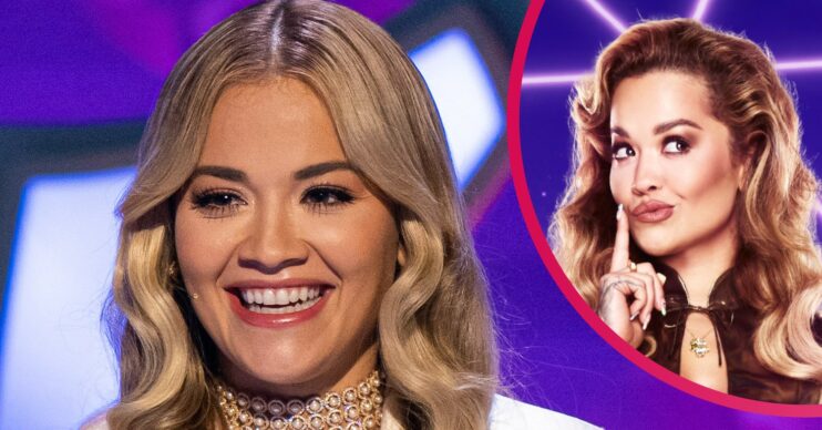 The Masked Singer Rita Ora smiles and looks confused