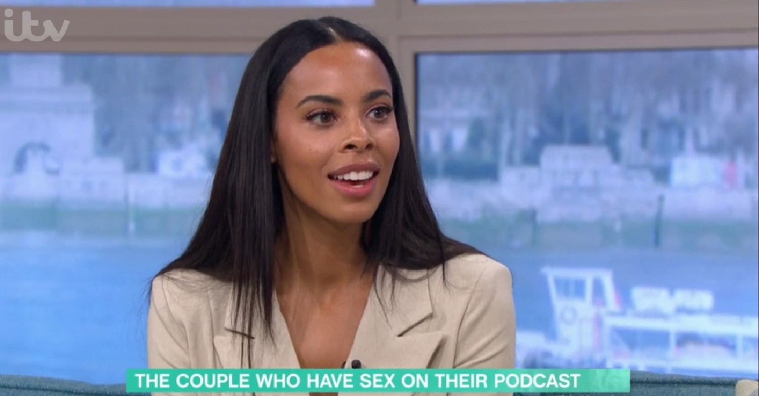 This Morning today : Rochelle Humes during the chat