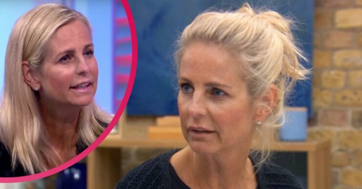 Ulrika Jonsson gives Instagram fans a glimpse of her many tattoos as she poses in her bra for a bathroom selfie