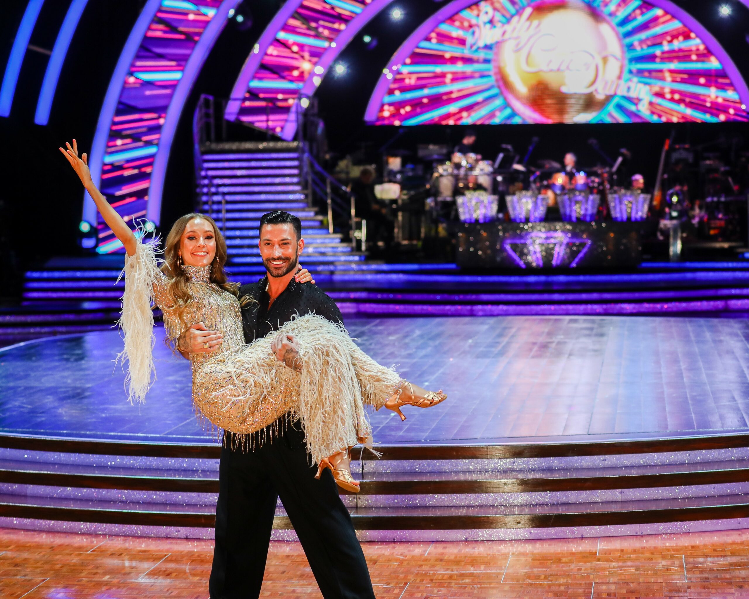 Rose and Giovanni Pernice during the Strictly tour