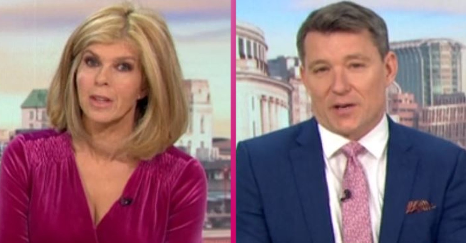 Kate Garraway and Ben Shephard on GMB today