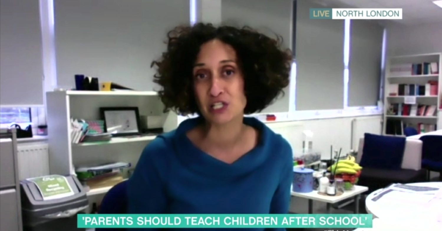 headteacher Katharine Birbalsingh this morning