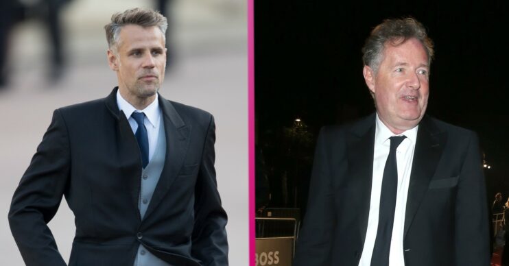 Piers Morgan launches Twitter tirade at “ultra-woke” presenter Richard Bacon . (Credit: SplashNews)