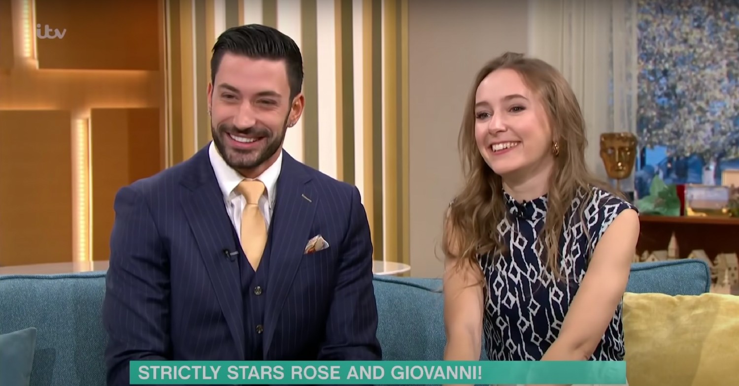 strictly stars rose and giovanni on this morning, november 2021 