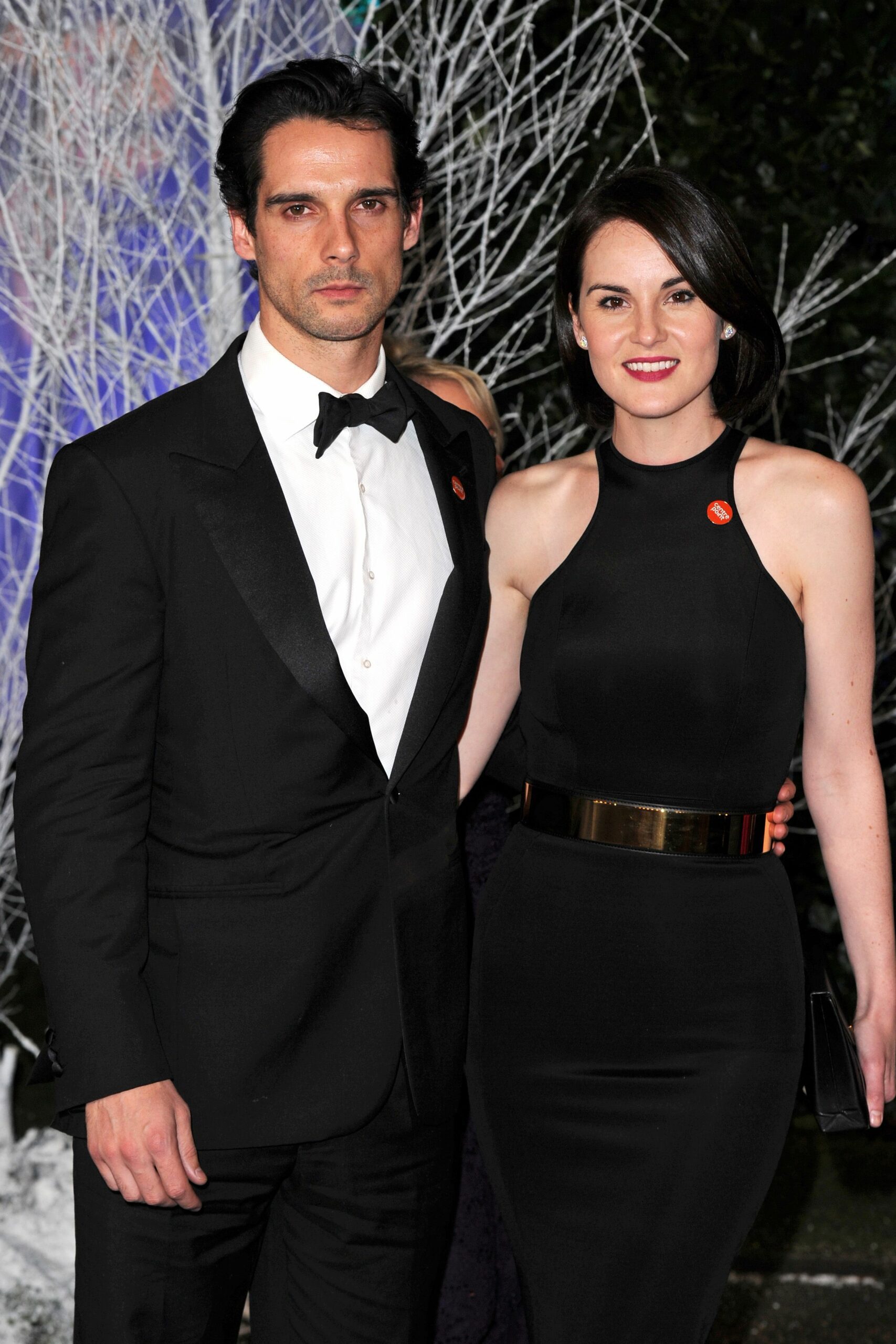 Michelle Dockery and her fiancé John Dineen in 2013