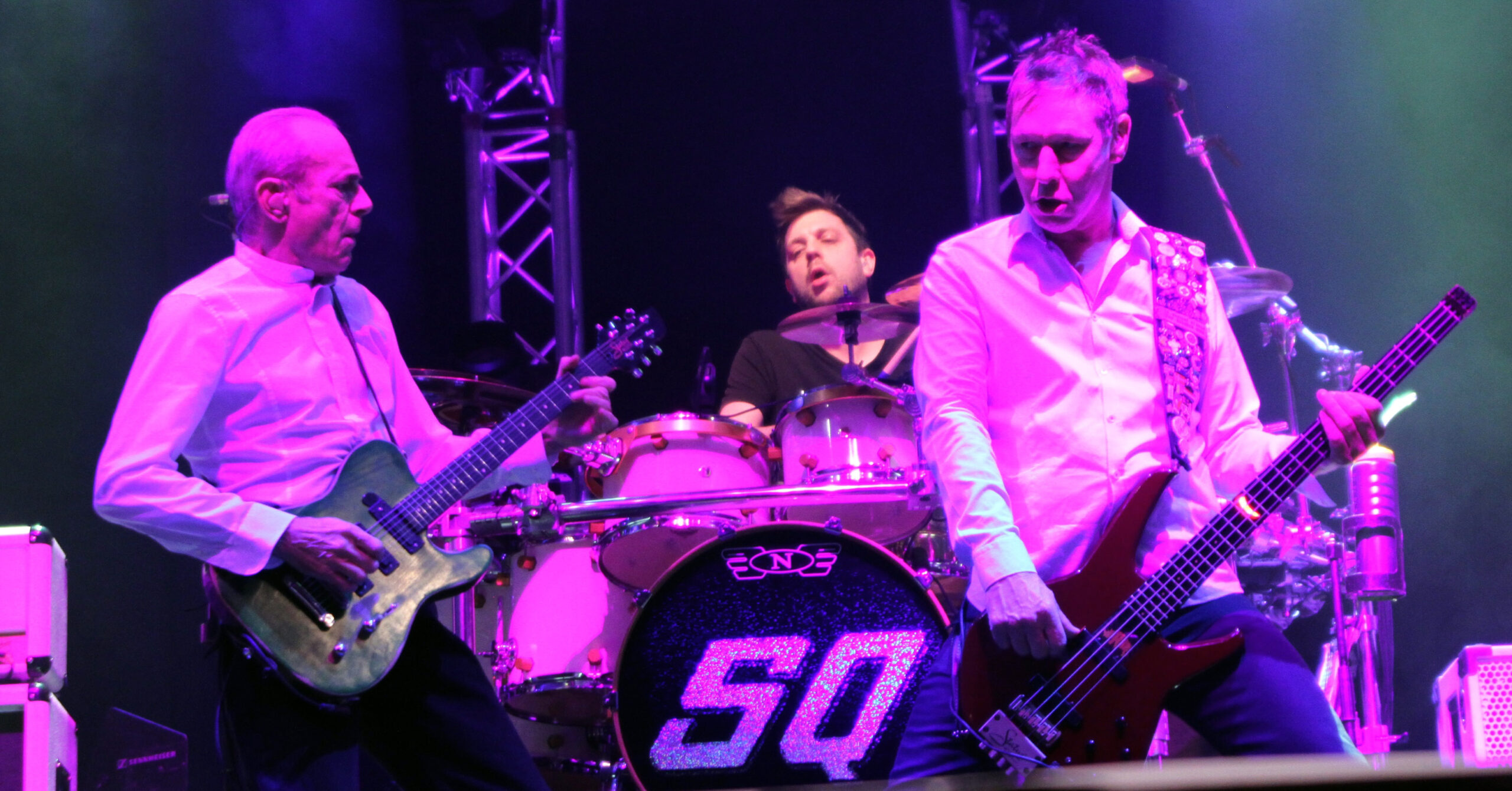 Status Quo seen live in concert on the first night of their UK tour at Liverpool Arena