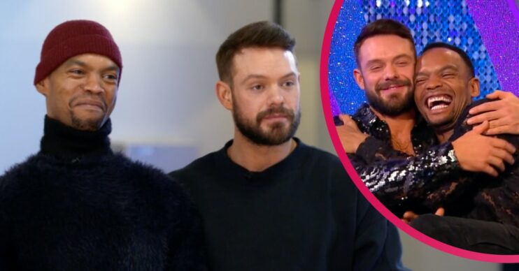 Strictly stars Johannes Radebe and John Whaite
