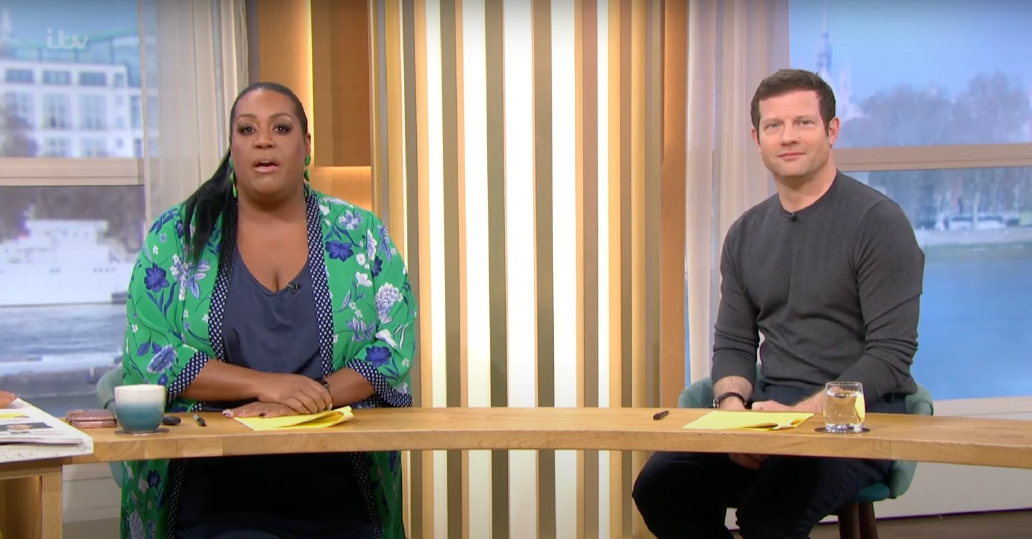 This Morning hosts Alison Hammond and Dermot O':eary