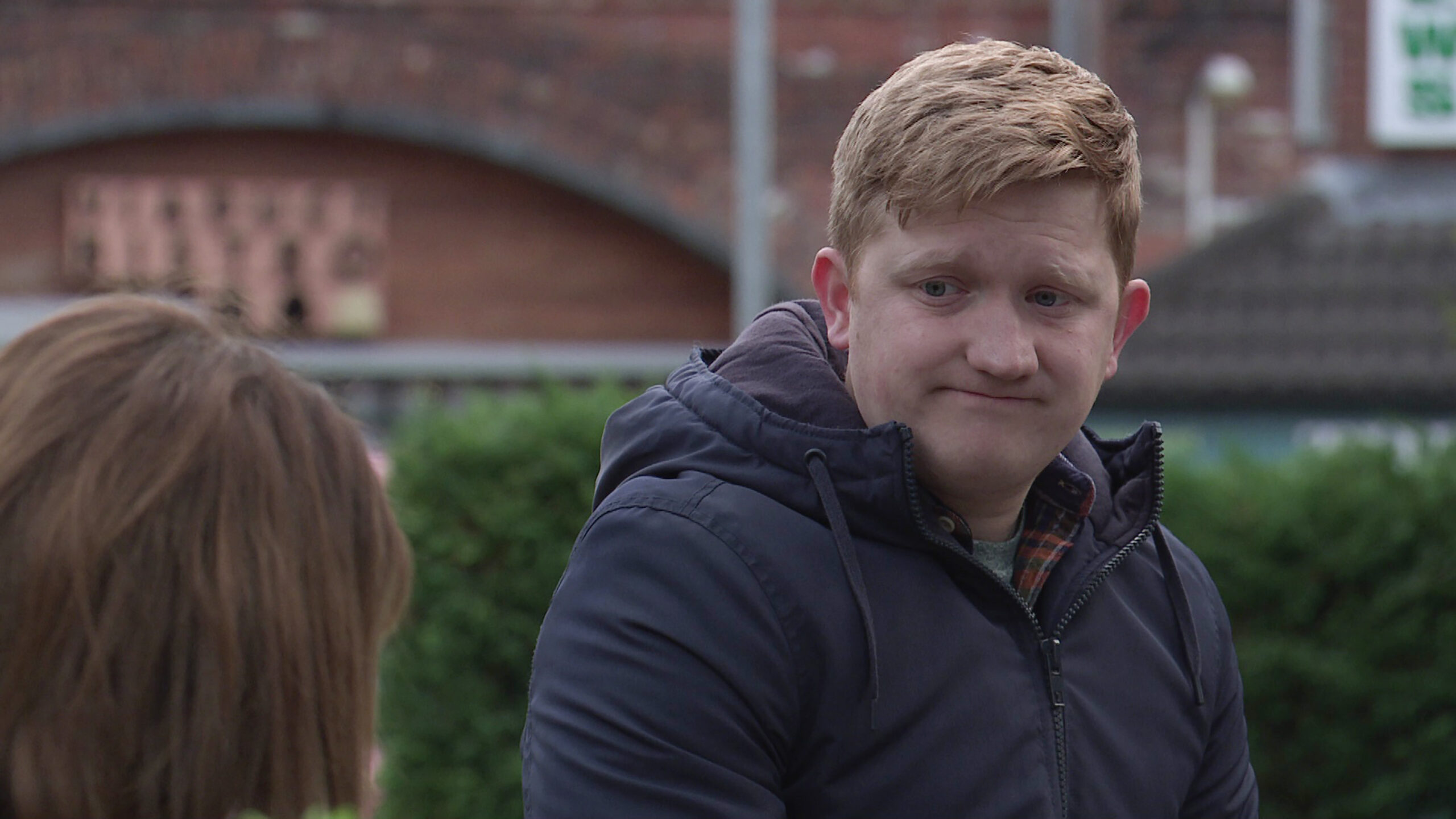 Chesney looking worried in Coronation Street spoilers