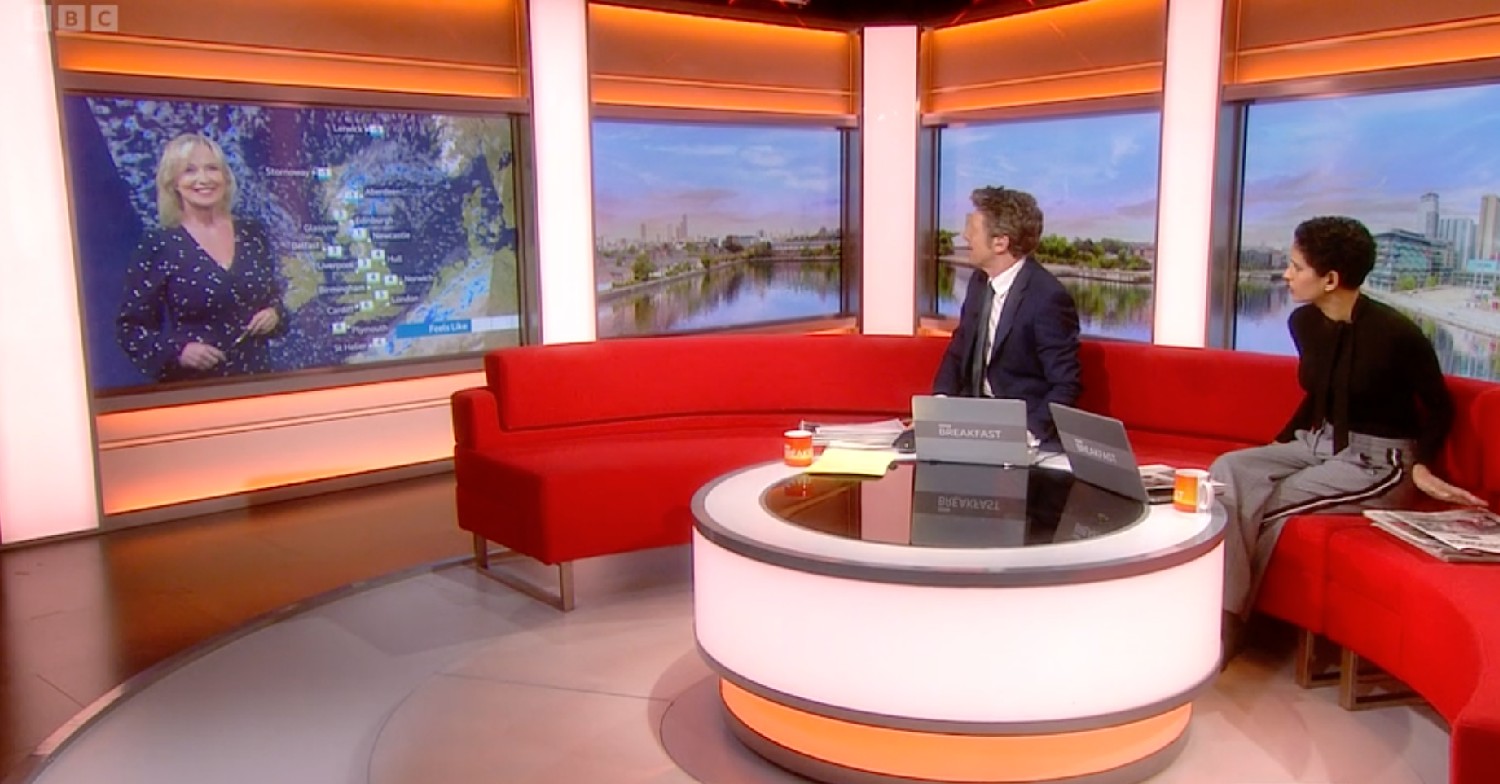 BBC Breakfast today