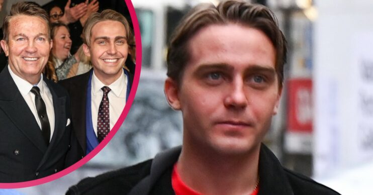 Bradley Walsh and his son Barney