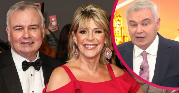 Eamonn Holmes supported by wife Ruth Langsford