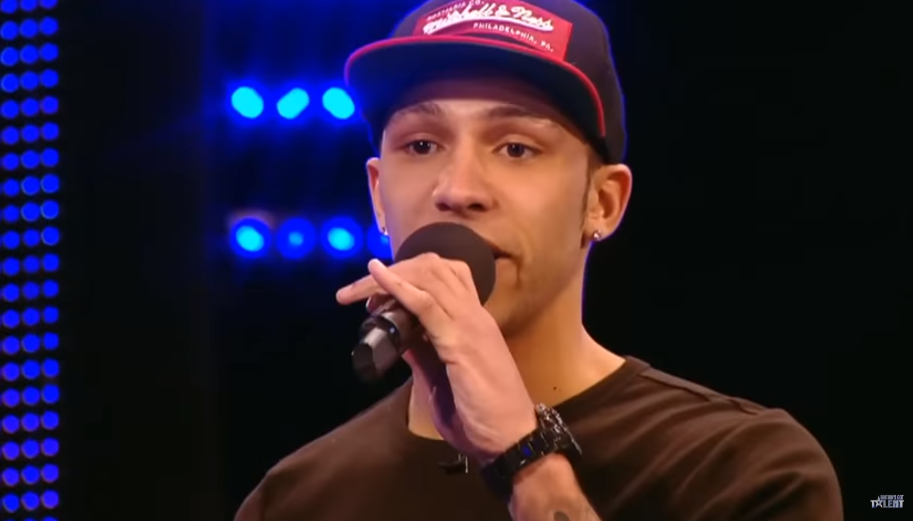 Jay Kontzle performs as part of The Mend on BGT