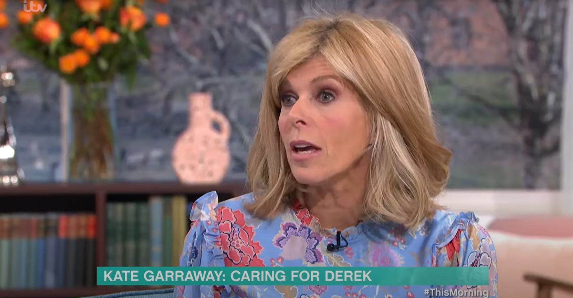 kate garraway talking about husband Derek