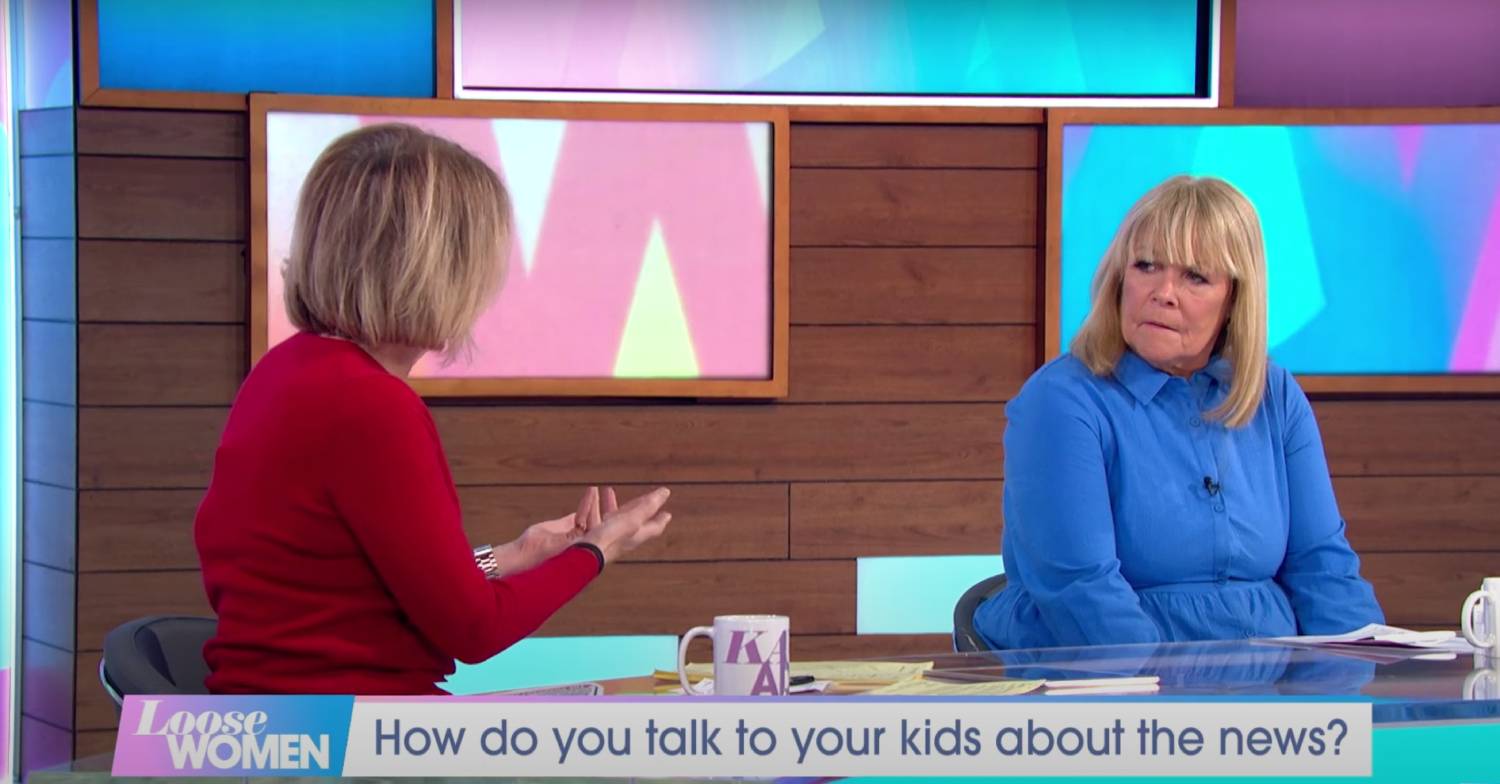 Linda Robson indicated on Loose Women she isn't a news junkie