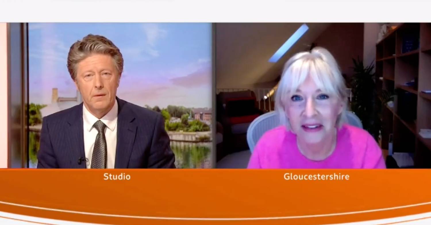 Viewers mocked Nadine Dorries for her BBC Breakfast appearance