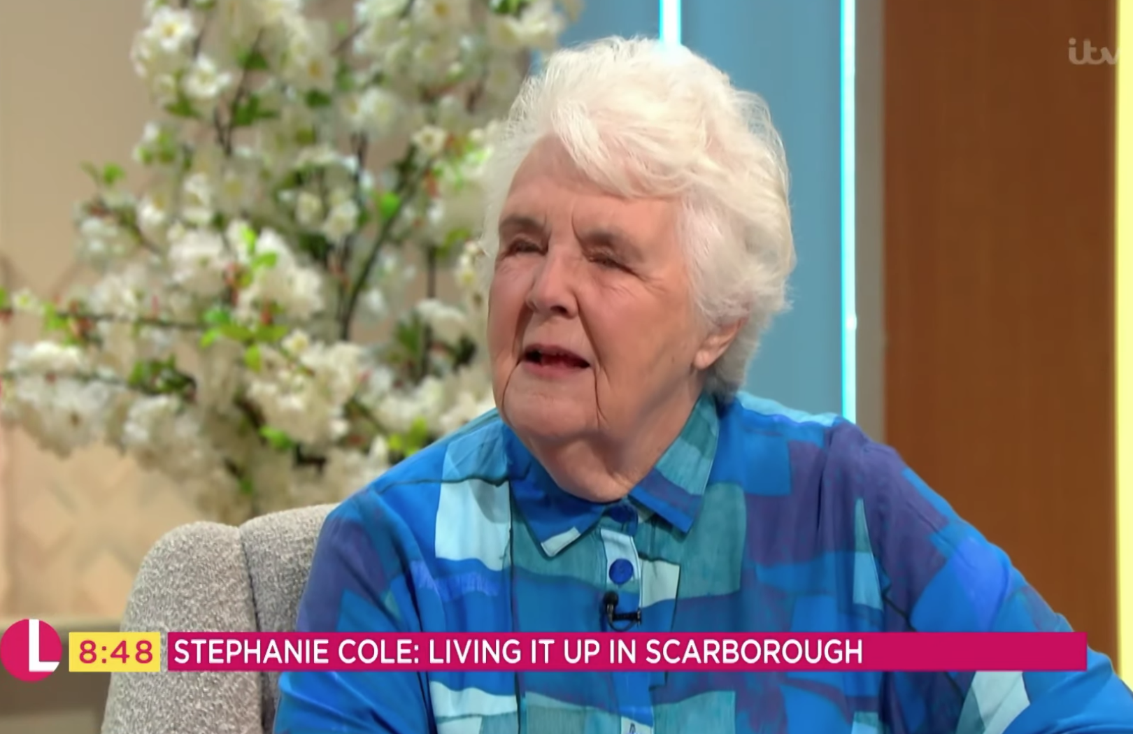 Actress and former Doc Martin star Stephanie Cole appears on Lorraine