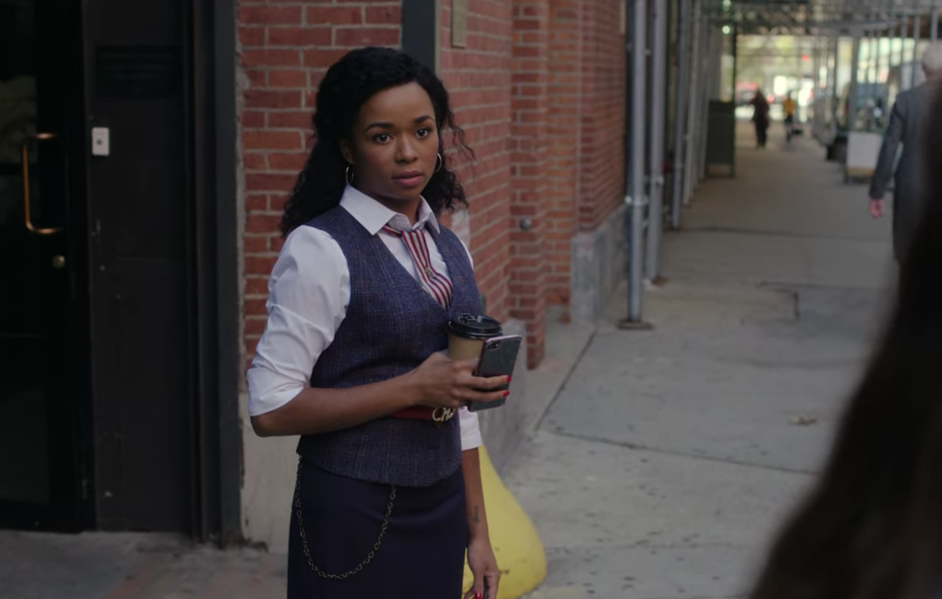 Actress Alexis Floyd plays Neff Davis in th Netflix hit Inventing Anna