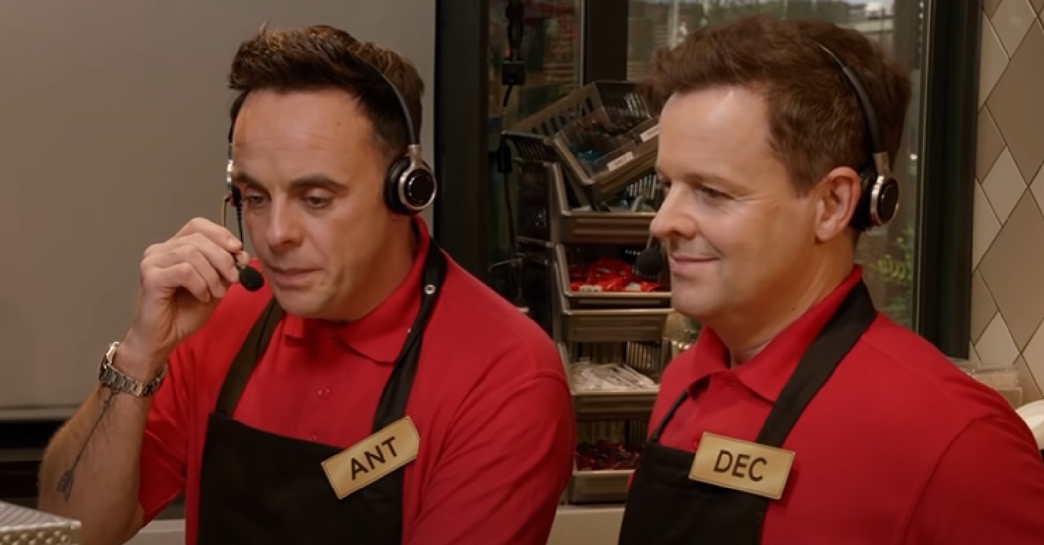 Ant and Dec on Saturday Night Takeaway
